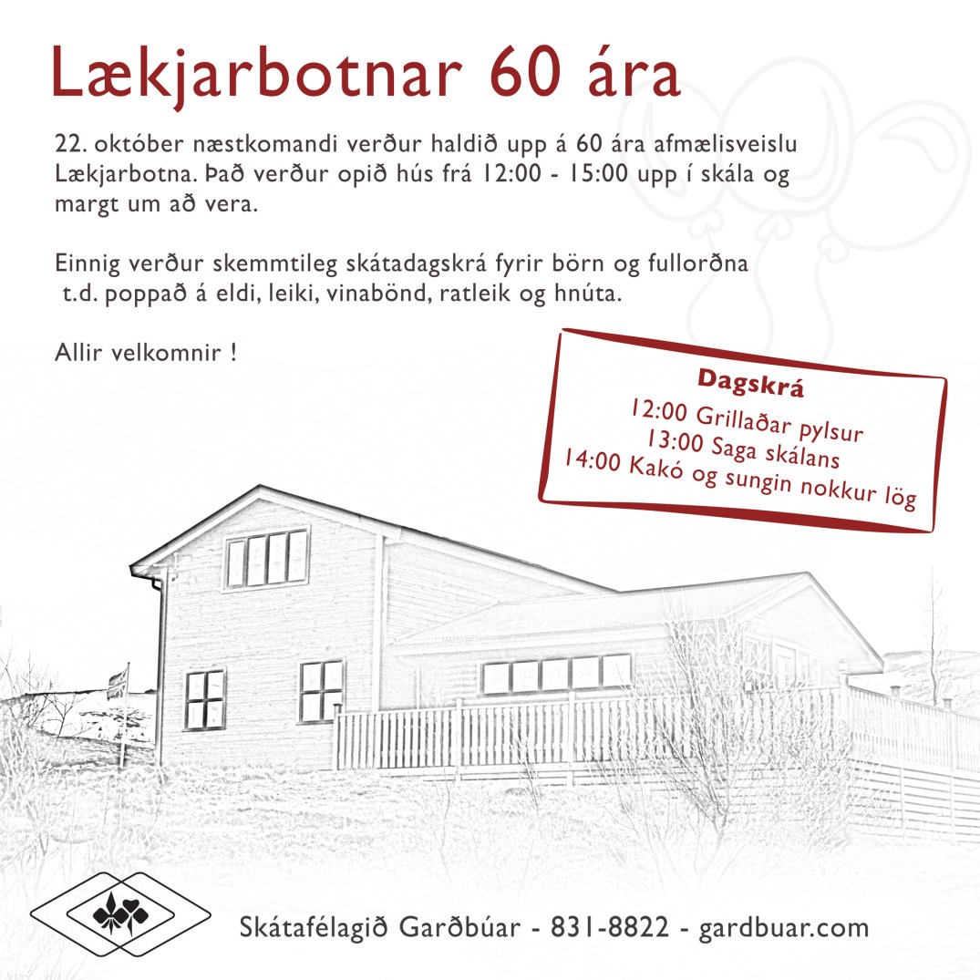 þér lækjabotnar afmæli